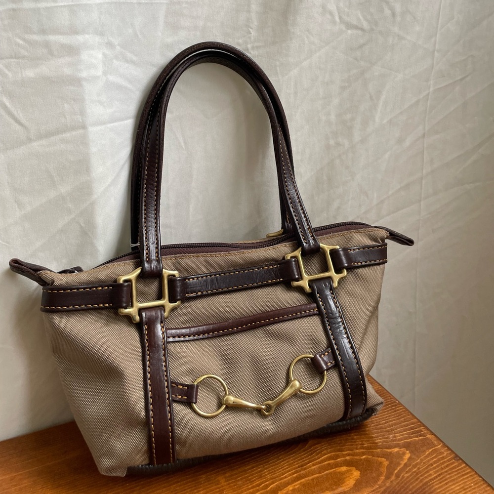 Green hill collection canvas purse